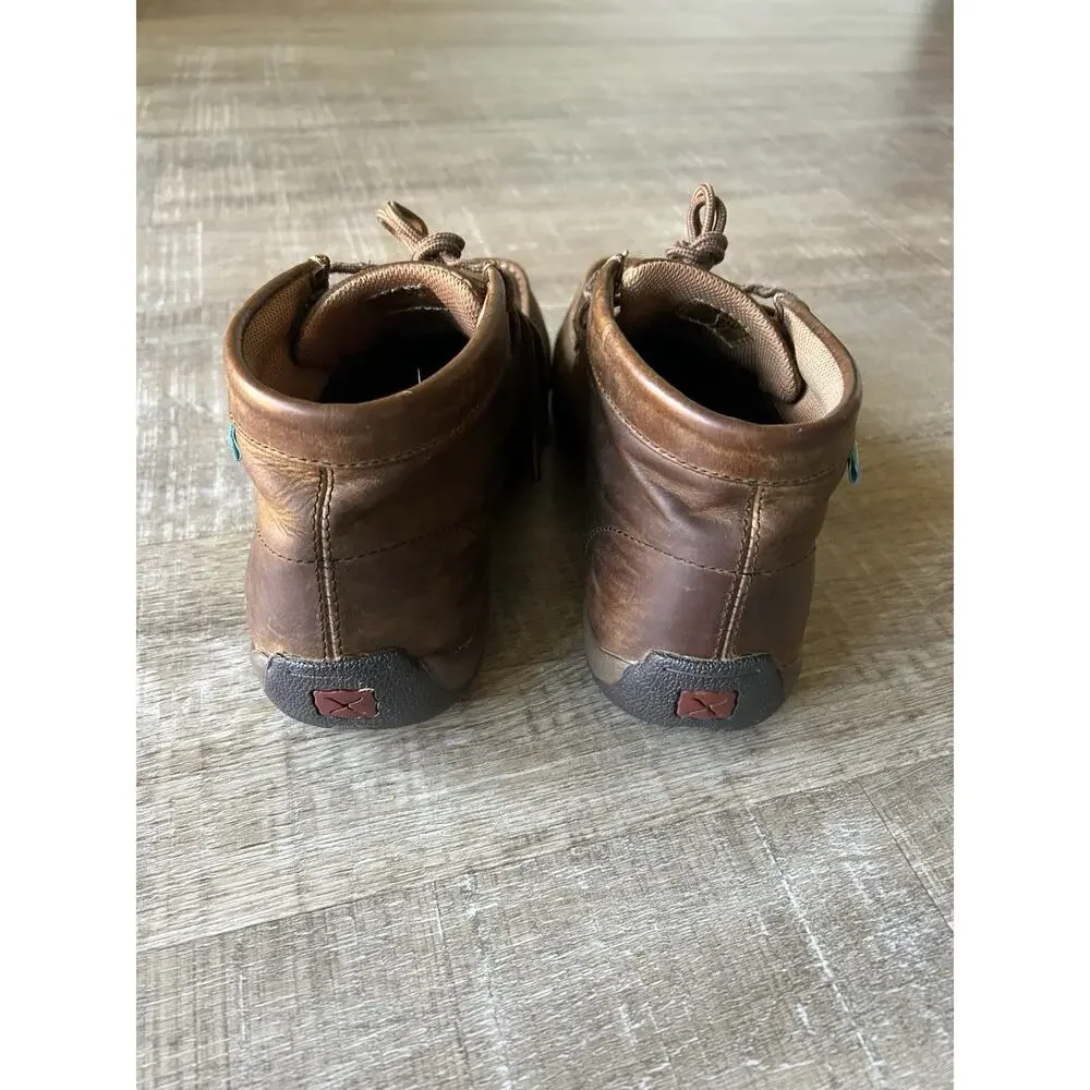 Twisted X Driving Moc Waterproof Chukka Boots Men’s 9.5W Leather MDMW001